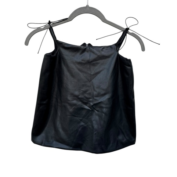 Forever 21 Faux Leather Black Camisole Top size XS - Picture 4 of 6